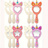 WhimsyReflections - DIY Unicorn Mirror with Hand-Painted Design-1